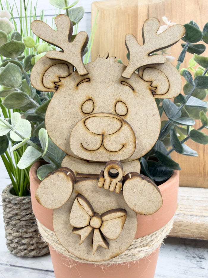 Reindeer Bear and Ornament Hugger Kit