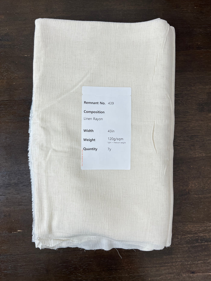 Remnant Fabric #439 - Linen Rayon - 7y