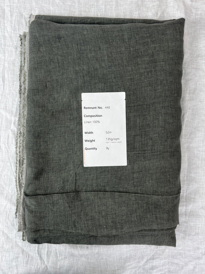 Remnant Fabric #448 - Linen 100% - 9y