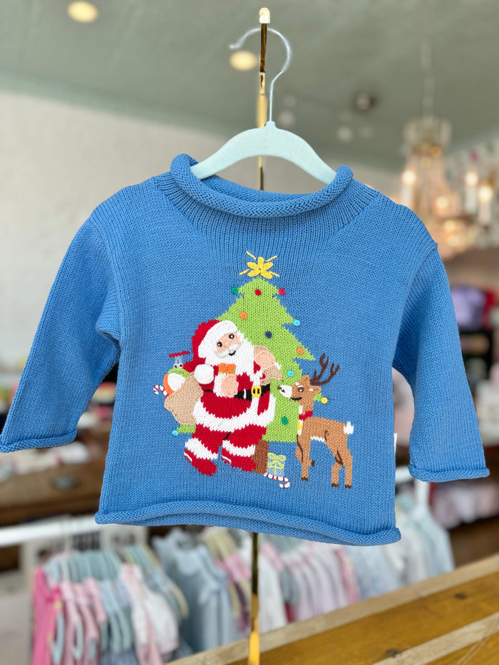 Roll Neck Sweater - Christmas Scene