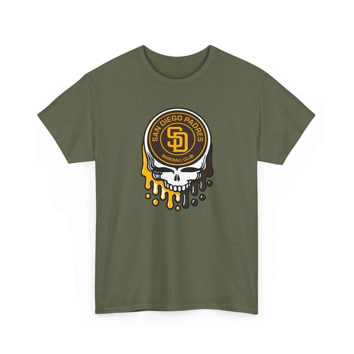 San Diego Padres Logo Dripping Stealie T-Shirt