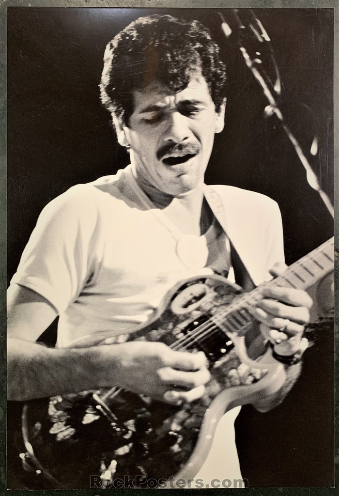 Santana - Black & White Concert Photograph - Near Mint - SF Rock Posters & Collectibles