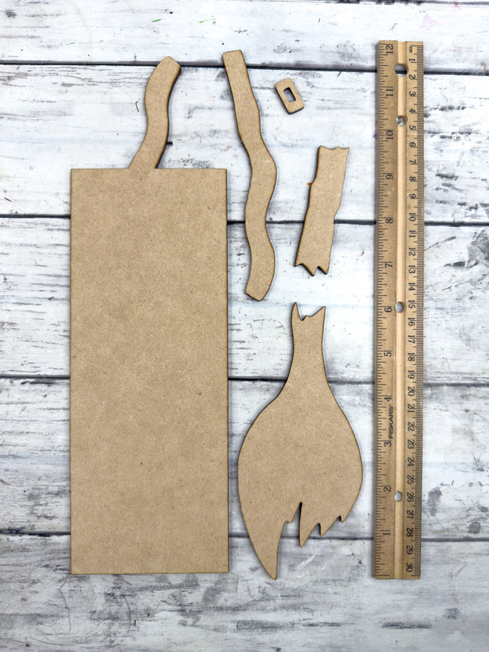 Skinny Broom Cutting Board DIY Kit