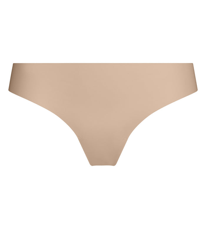 Slip brésilien femme invisible en microfibre Nude Dim