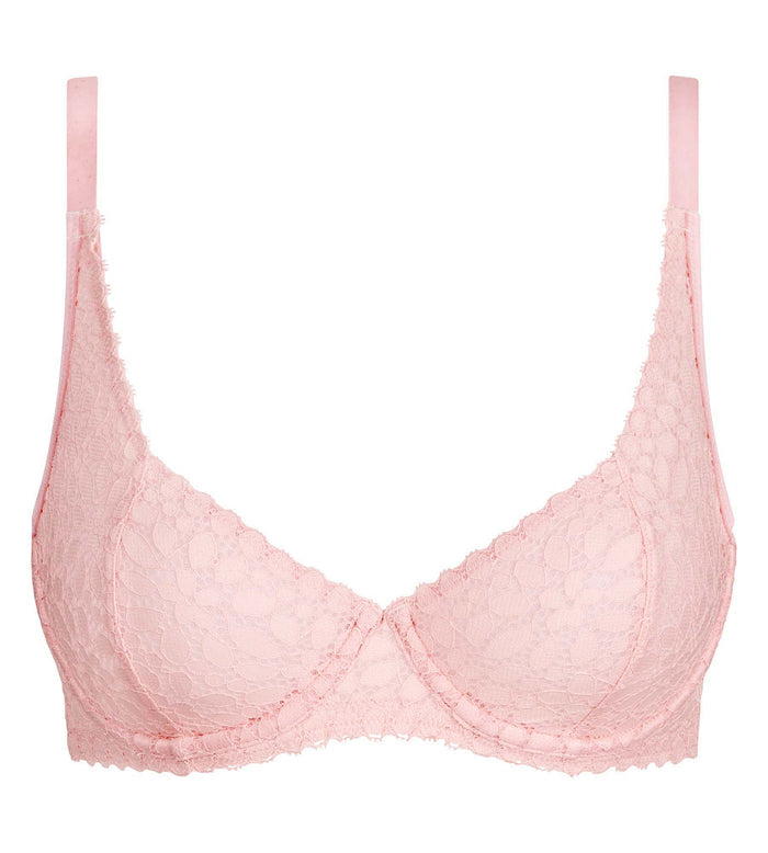 Soutien-gorge à armatures emboîtant rose pétale Daily Dentelle