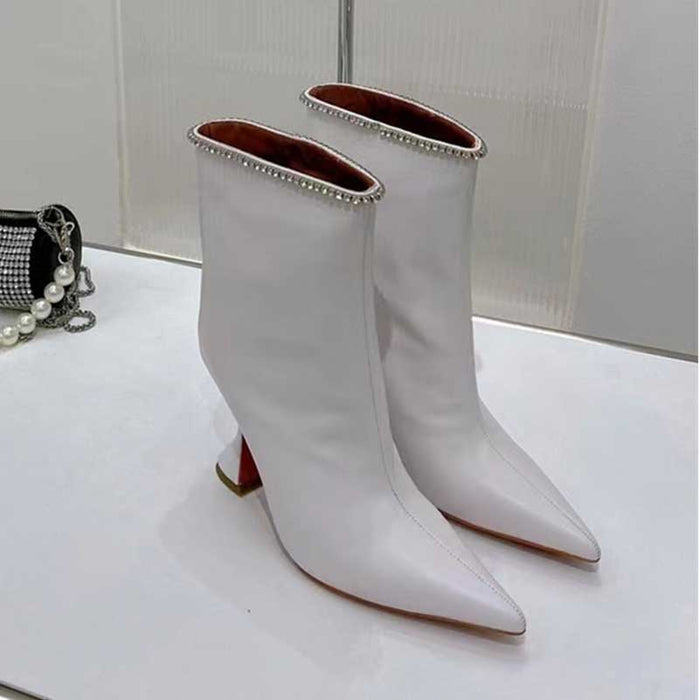 34 / White Leather