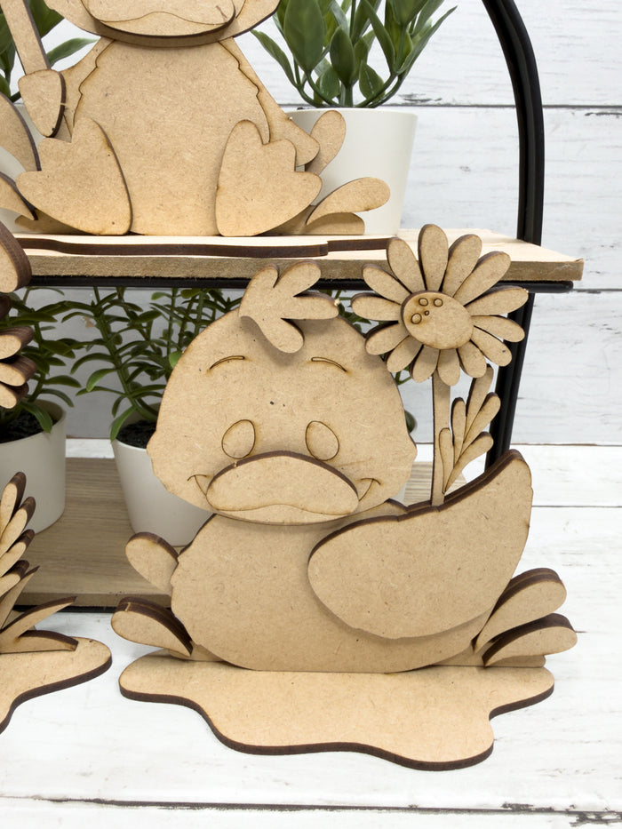 Spring Ducks Sitter Set DIY Kit