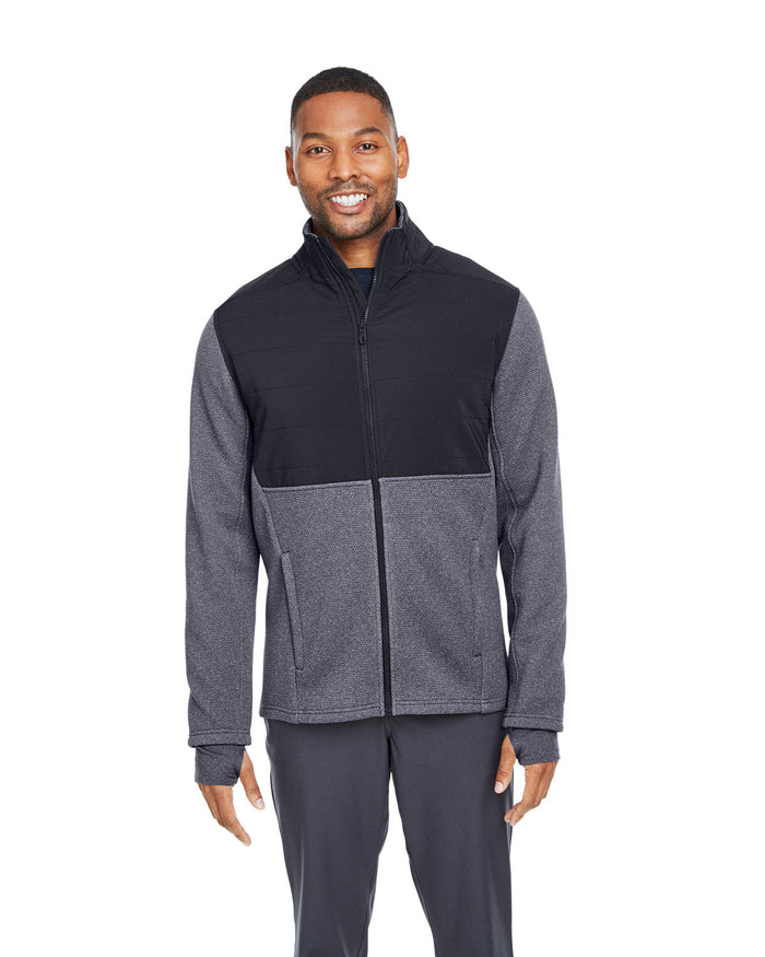 Spyder Pursuit Jacket -Men's Jackets-Spyder-Frontier Heather/Black-S-Thread Logic