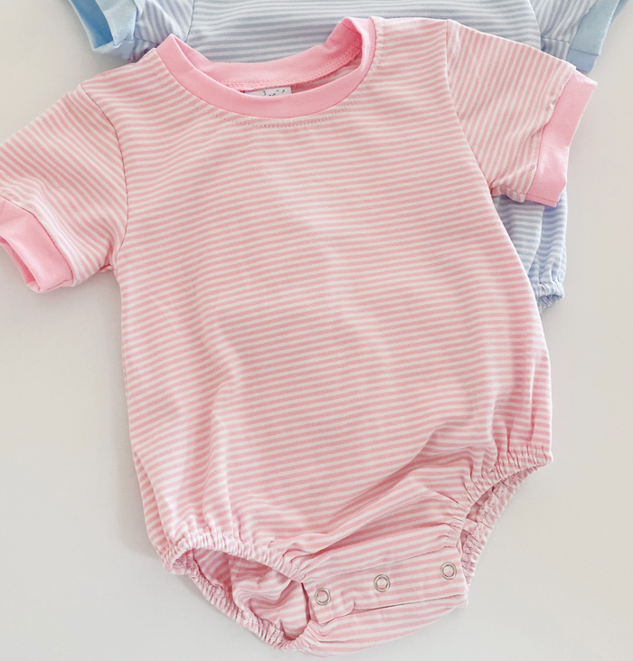 T-Shirt Bubble - Pink Stripe