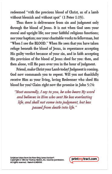 The Passover (NKJV)
