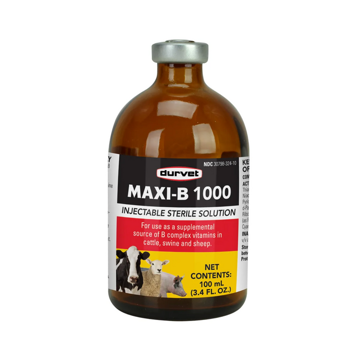 Vitamin Maxi-B 1000 Injectable Solution - Pittsboro Feed