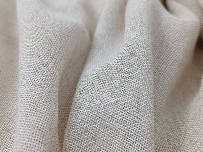 Whispering Breeze: Linen Rayon Sheer Fabric 291 3835 - The Linen Lab - Brown(Dark)
