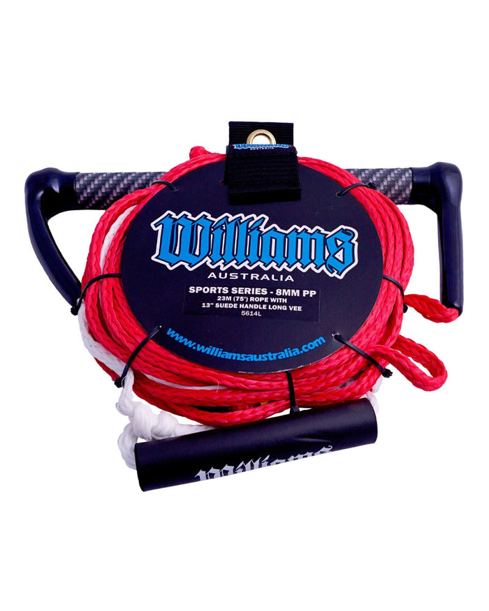 Williams Suede Grip Mainline Long V Waterski Package