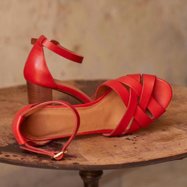 Women's Block Heel Sandals Fashion Heels