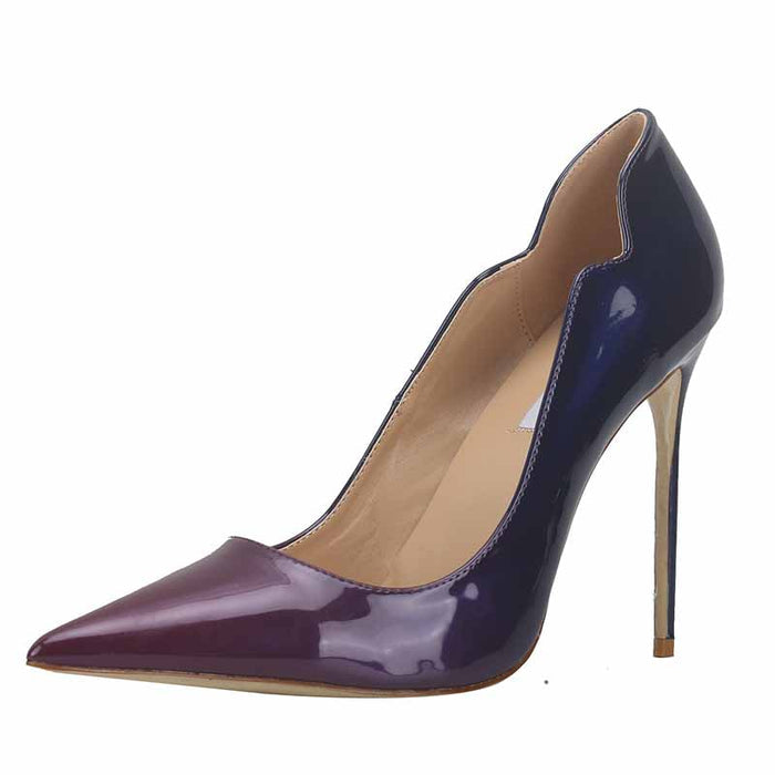 Women's Sexy Pointed Toe Slip on Pumps Stiletto High Heels
