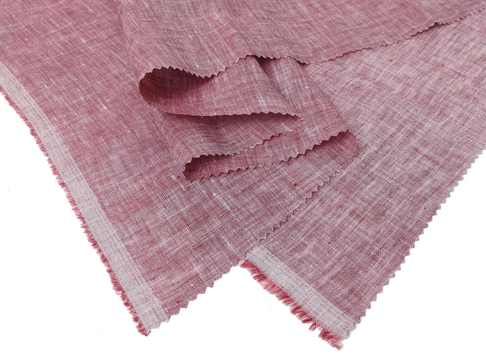 100% Linen Chambray Fabric – Soft Pre-Washed Lightweight 4918 4134 4135