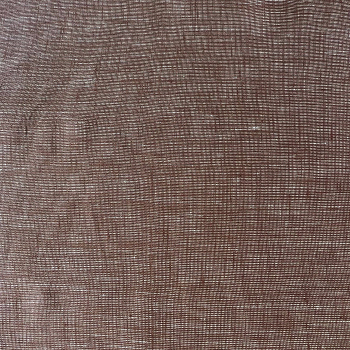 Linen Dot Shape Fabric 4613 6608 - The Linen Lab - Brown