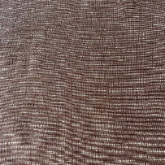 Linen Dot Shape Fabric 4613 6608 - The Linen Lab - Brown