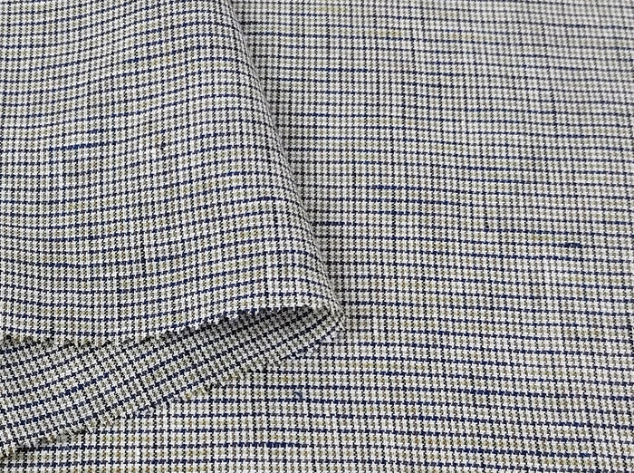 100% Linen Fabric – Fine 21s Yarn, Light & Soft Small Gingham Starcheck 6737 6748 7367