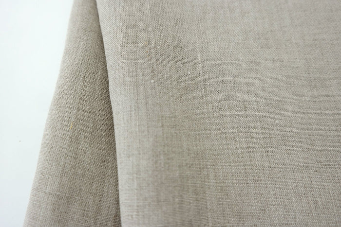 100% Linen Fabric Medium Weight Soft Touch 14S - The Linen Lab - Natural