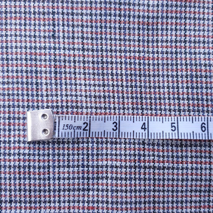 100% Linen Fabric small starcheck light weight  - The Linen Lab - 7030 mustard & green