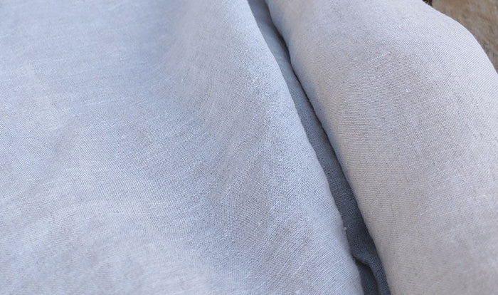 100% Linen Fabric Soft Touch Medium-Heavy Weight 9S 4900 6147 6019 - The Linen Lab - Light natural 6019