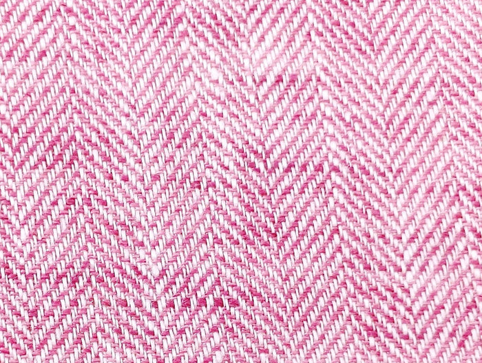 100% Linen Herringbone Twill HBT Fabric medium weight chambray 7313 7314 7727 7529 - The Linen Lab - Pink
