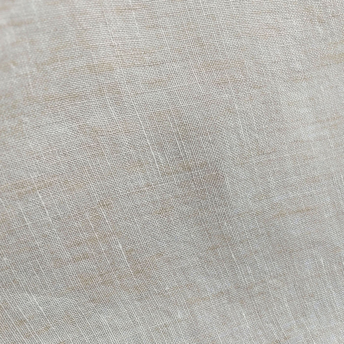 100% Linen Soft&Crisp Fabric 21s Vintage Chambray Beige(light) 7735