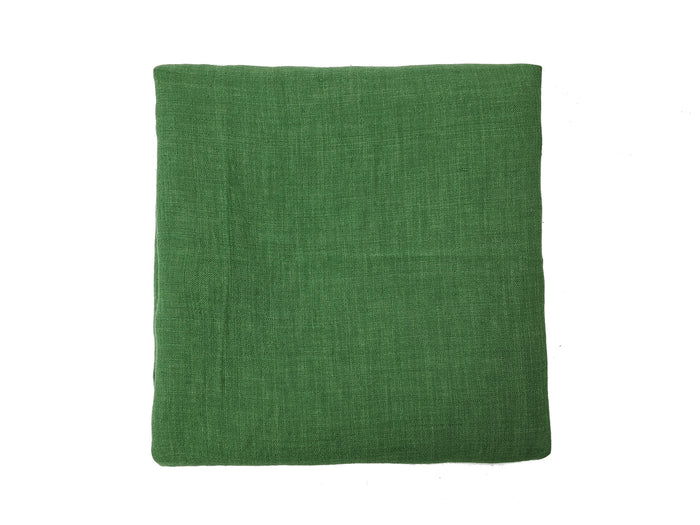 100% Linen Soft&Crisp Fabric 21s Vintage Chambray Green(dark) 7541