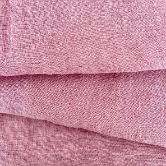 Linen Fabric Light Weight Soft Touch 21S 7575 7566 7576 - The Linen Lab - Pink