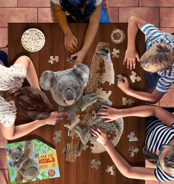 100 Piece Shaped Jigsaw Puzzle - I Am Lil' Koala | Madd Capp