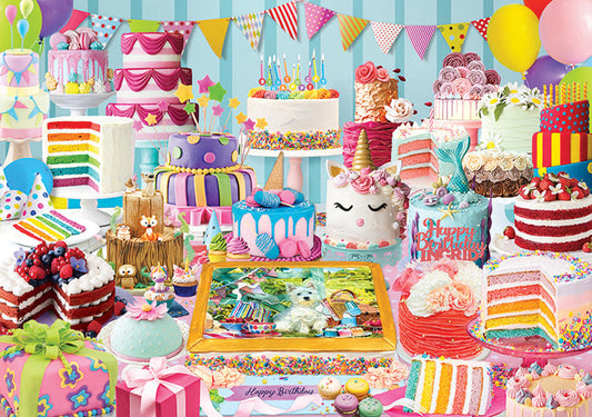 1000 Piece Jigsaw Puzzle - Birthday Cake Party | EUROGRAPHICS