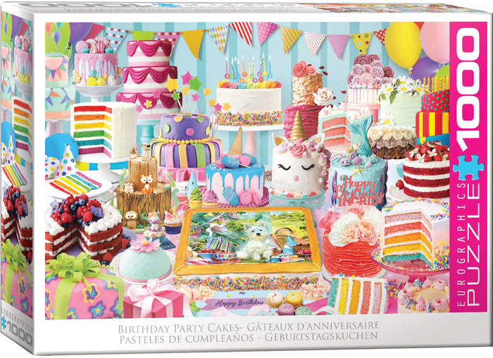 1000 Piece Jigsaw Puzzle - Birthday Cake Party | EUROGRAPHICS