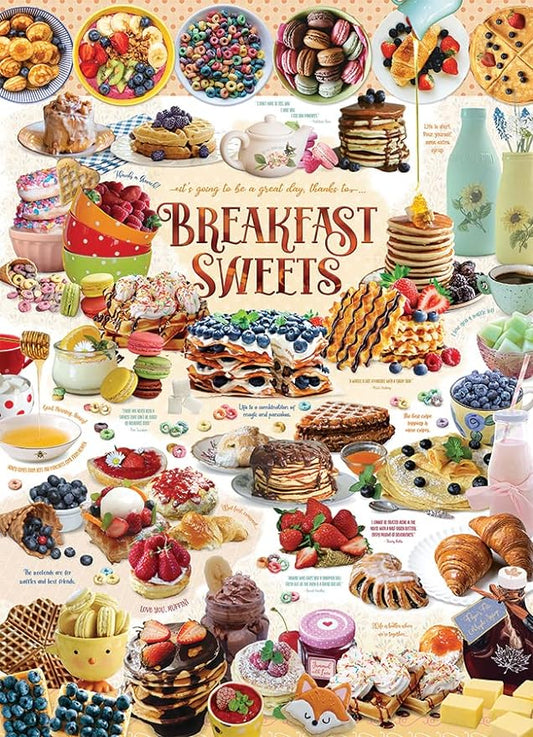 1000 Piece Jigsaw Puzzle - Breakfast Sweets | Cobble Hill