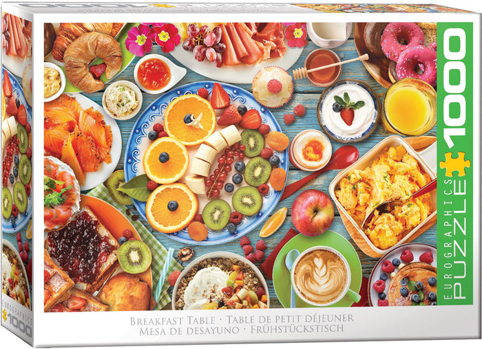 1000 Piece Jigsaw Puzzle - Breakfast Table | EUROGRAPHICS
