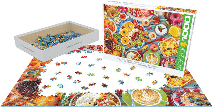 1000 Piece Jigsaw Puzzle - Breakfast Table | EUROGRAPHICS