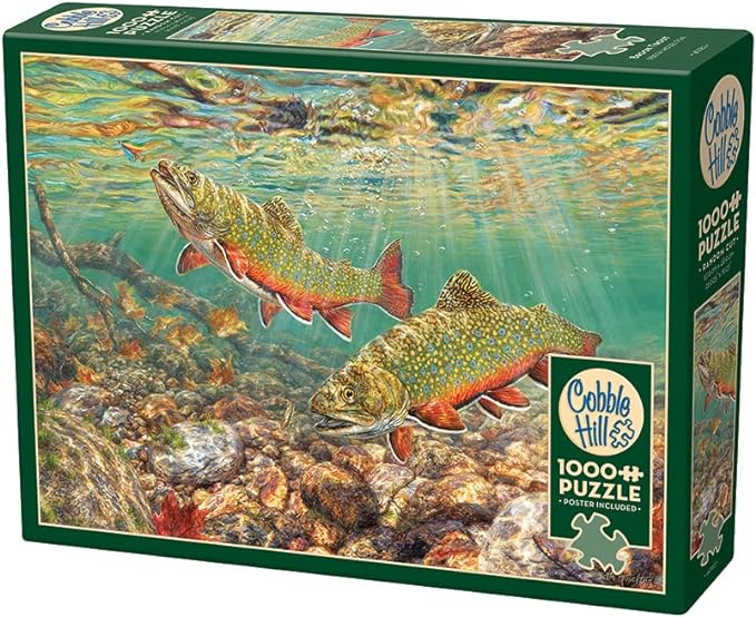 1000 Piece Jigsaw Puzzle - Brook Trout | Cobble Hill