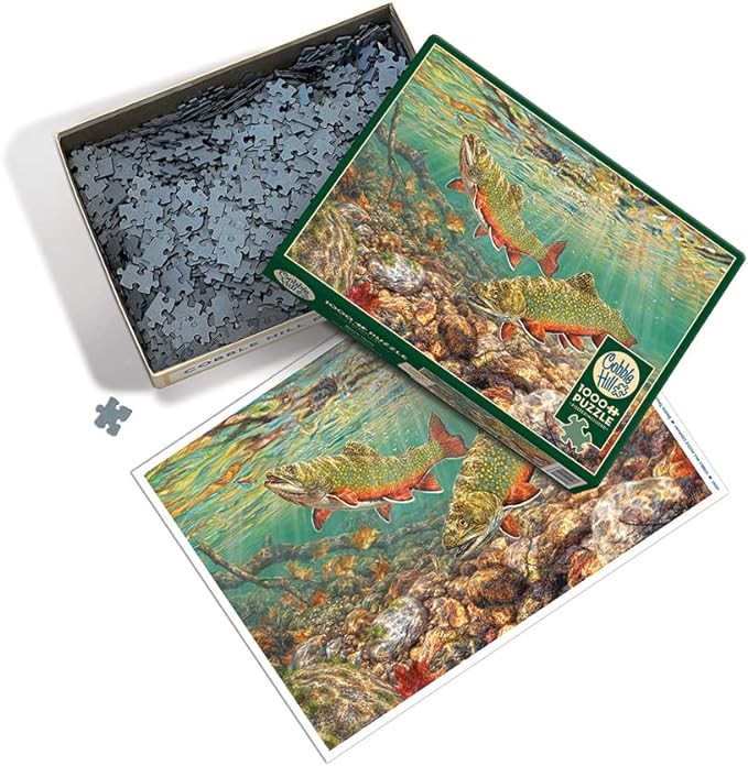 1000 Piece Jigsaw Puzzle - Brook Trout | Cobble Hill