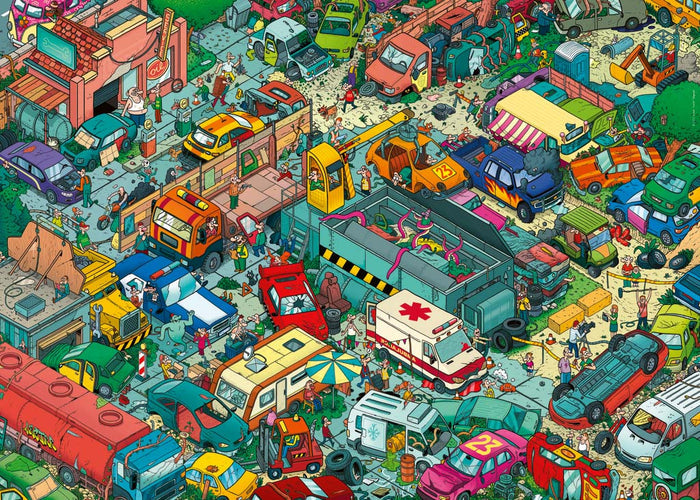 1000 Piece Jigsaw Puzzle - Car Cemetery | Heye