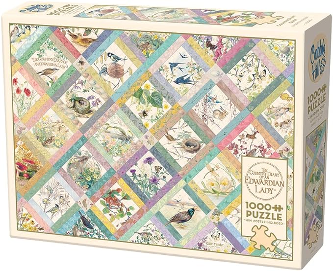 1000 Piece Jigsaw Puzzle - Country Dairy Quilt | Cobble Hill