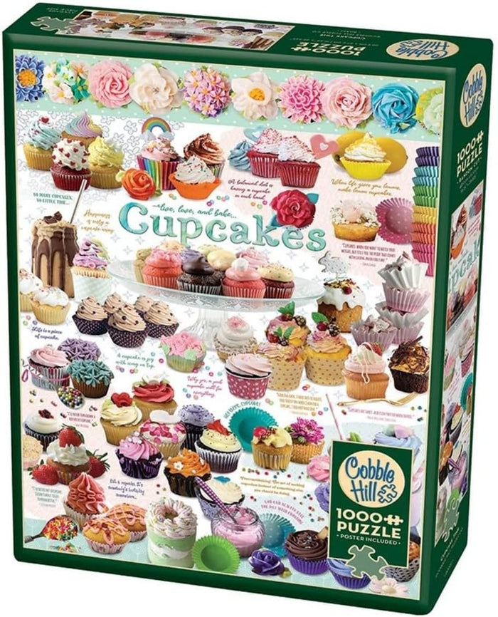 1000 Piece Jigsaw Puzzle - Cupcake Time | Cobble Hill