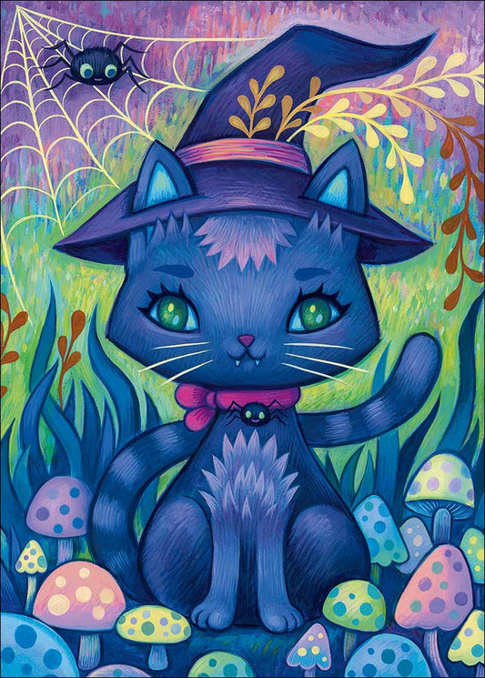 1000 Piece Jigsaw Puzzle - Dreaming: Witch Cat | Heye