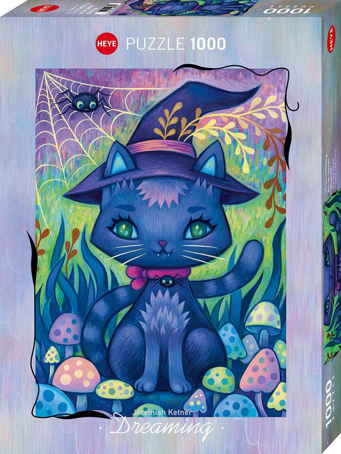 1000 Piece Jigsaw Puzzle - Dreaming: Witch Cat | Heye
