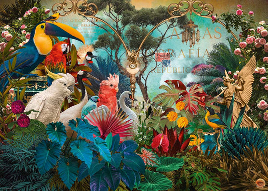 1000 Piece Jigsaw Puzzle - Fauna Fantasies: Birdiversity | Heye