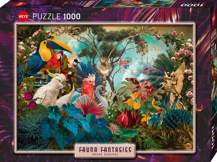1000 Piece Jigsaw Puzzle - Fauna Fantasies: Birdiversity | Heye