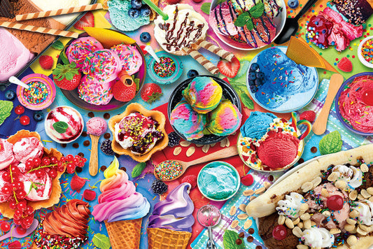 1000 Piece Jigsaw Puzzle - Ice Cream Party | EUROGRAPHICS