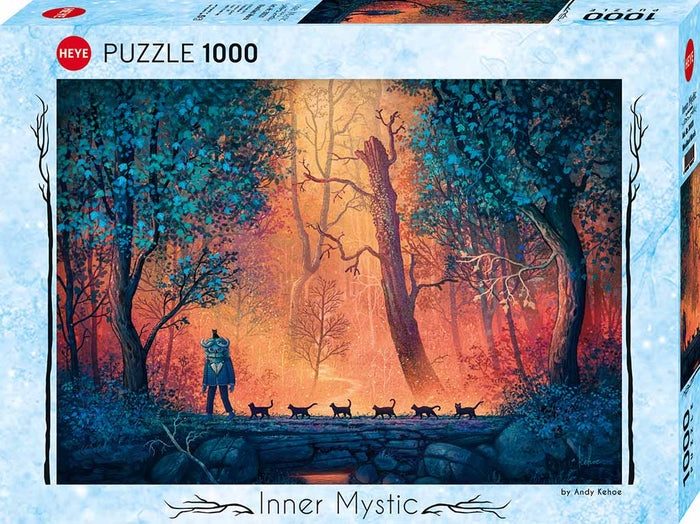 Package image of Heye 1000 piece jigsaw puzzle Woodland March