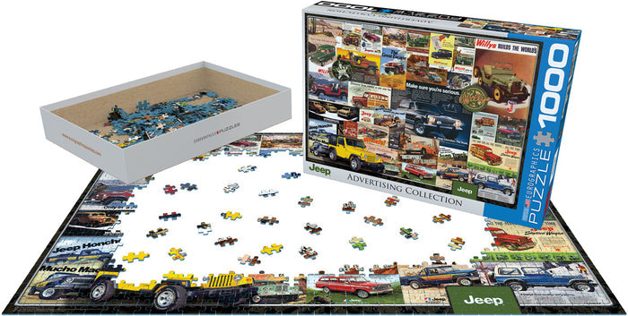 1000 Piece Jigsaw Puzzle - Jeep Advertising Collection | EUROGRAPHICS