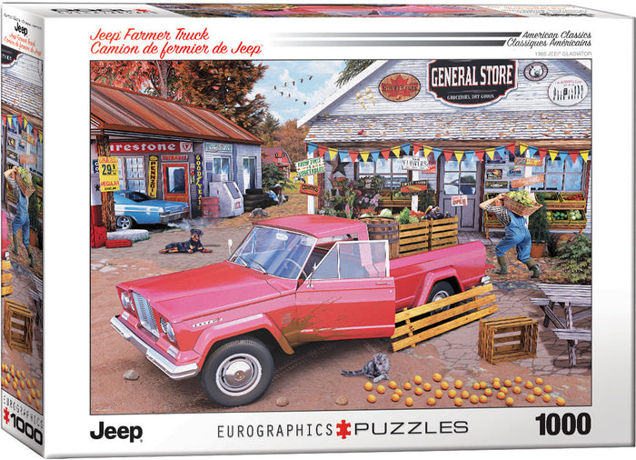 1000 Piece Jigsaw Puzzle - Jeep Farmer's Truck | EUROGRAPHICS