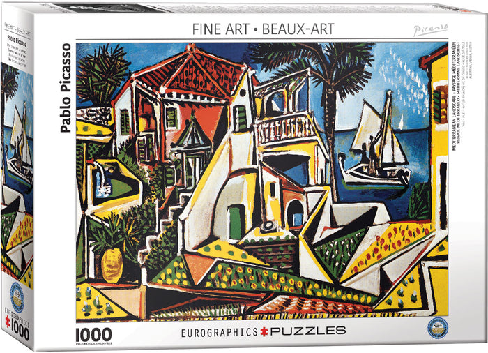 1000 Piece Jigsaw Puzzle - Mediterranean Landscape | EUROGRAPHICS